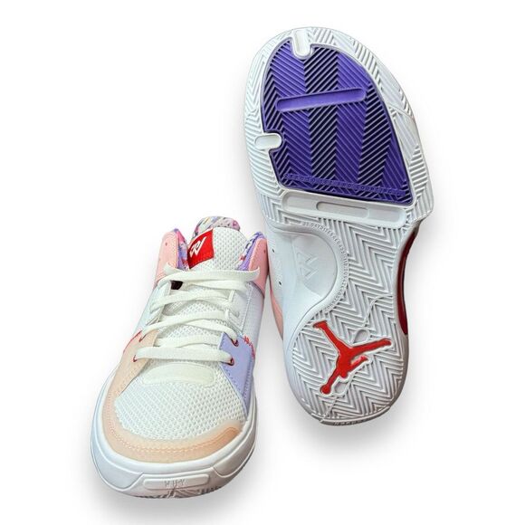 Jordan One Take 5 Womens/Kids White Pink Lavender Red FQ3102-100 - Picture 8 of 9